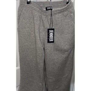 Jennifer USA Grey  Sweat Pants Size 1 Pull On Elastic Waist Pockets